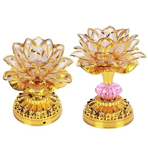 GLOGLOW Buddha Machine, LED Lotus Lamp Buddha Lamp 